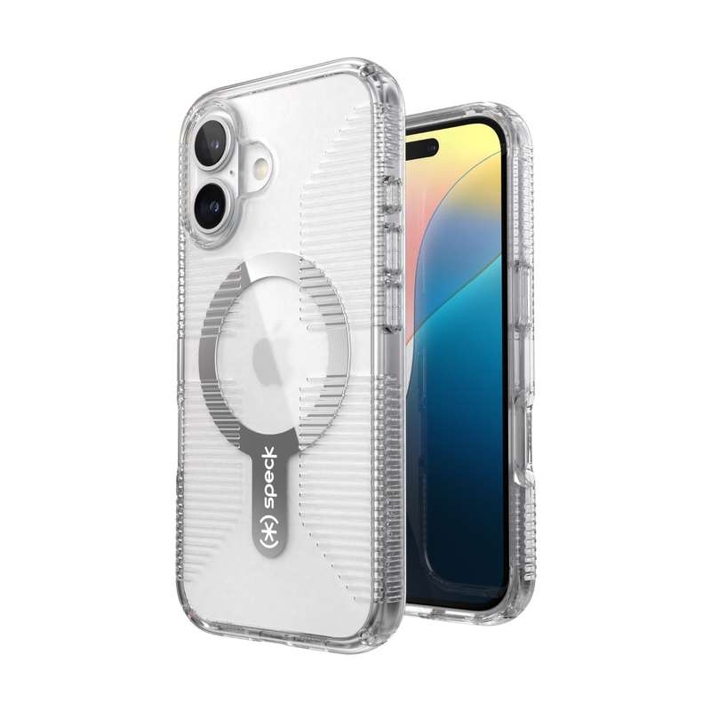 Apple iPhone 16 Speck Gemshell Grip MagSafe Case - Clear