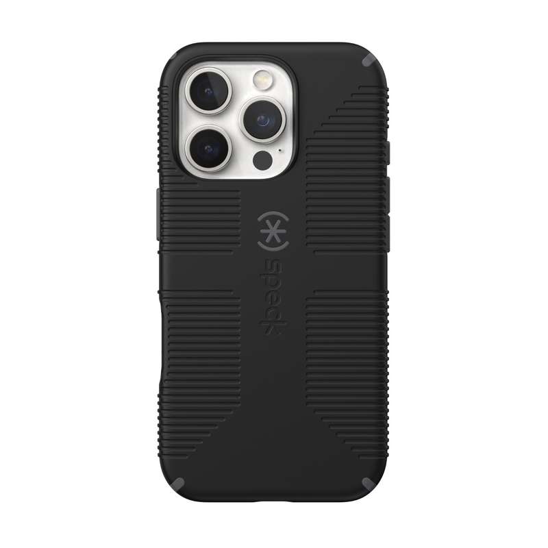 Apple iPhone 16 Pro Speck Candyshell Grip MagSafe Case - Black