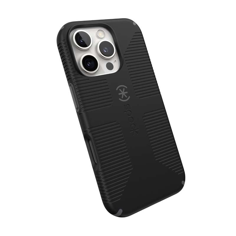 Apple iPhone 16 Pro Speck Candyshell Grip MagSafe Case - Black