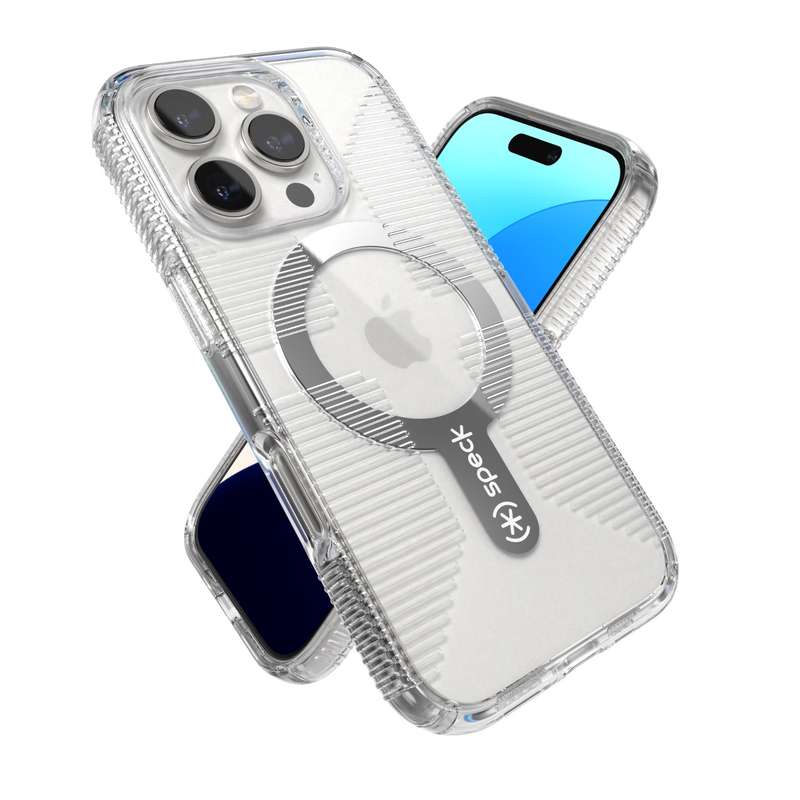 Apple iPhone 16 Pro Speck Gemshell Grip MagSafe Case - Clear