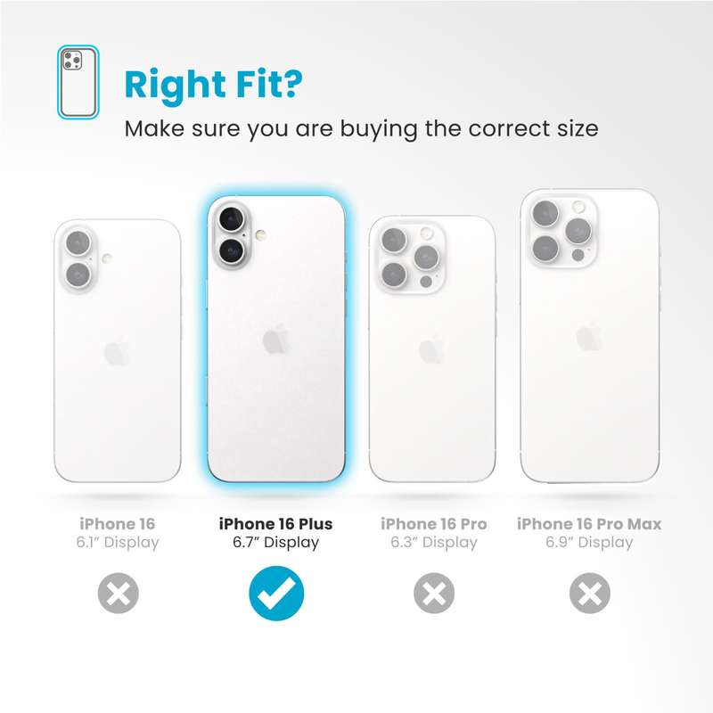 Apple iPhone 16 Plus Speck Presidio Perfect Clear Case