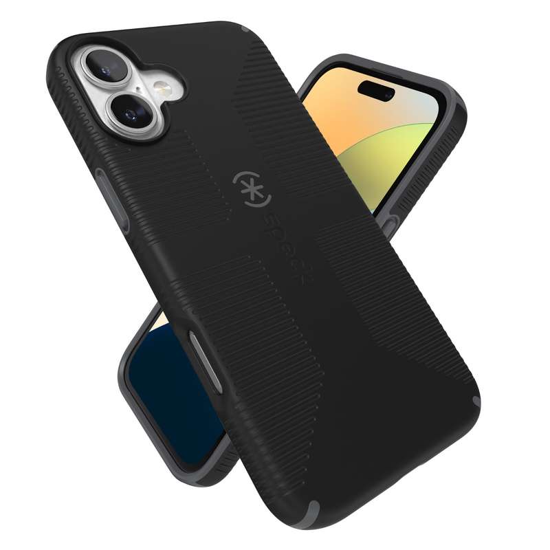 Apple iPhone 16 Plus Speck Candyshell Grip MagSafe Case - Black
