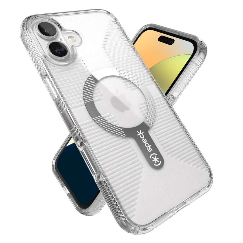 Apple iPhone 16 Plus Speck Gemshell Grip MagSafe Case - Clear