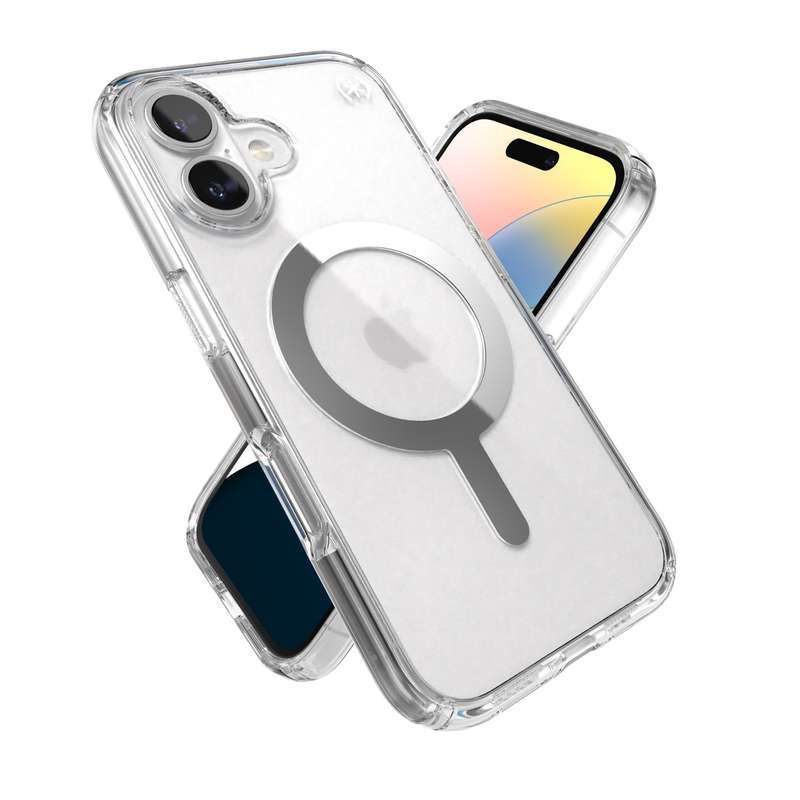 Apple iPhone 16 Speck Presidio Perfect Clear MagSafe Case