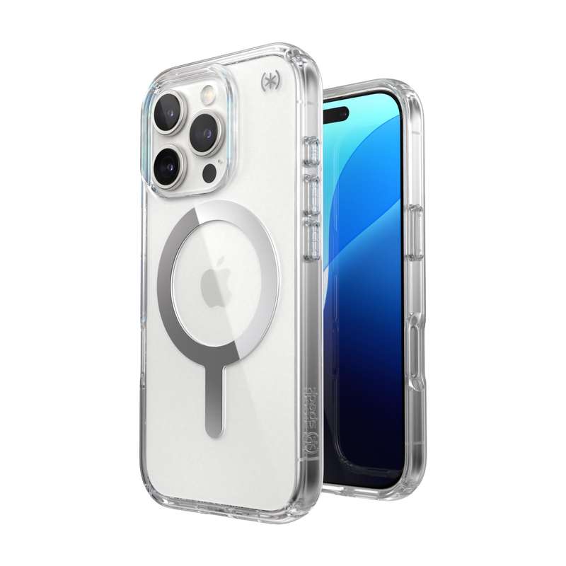 Apple iPhone 16 Pro Speck Presidio Perfect Clear MagSafe Case