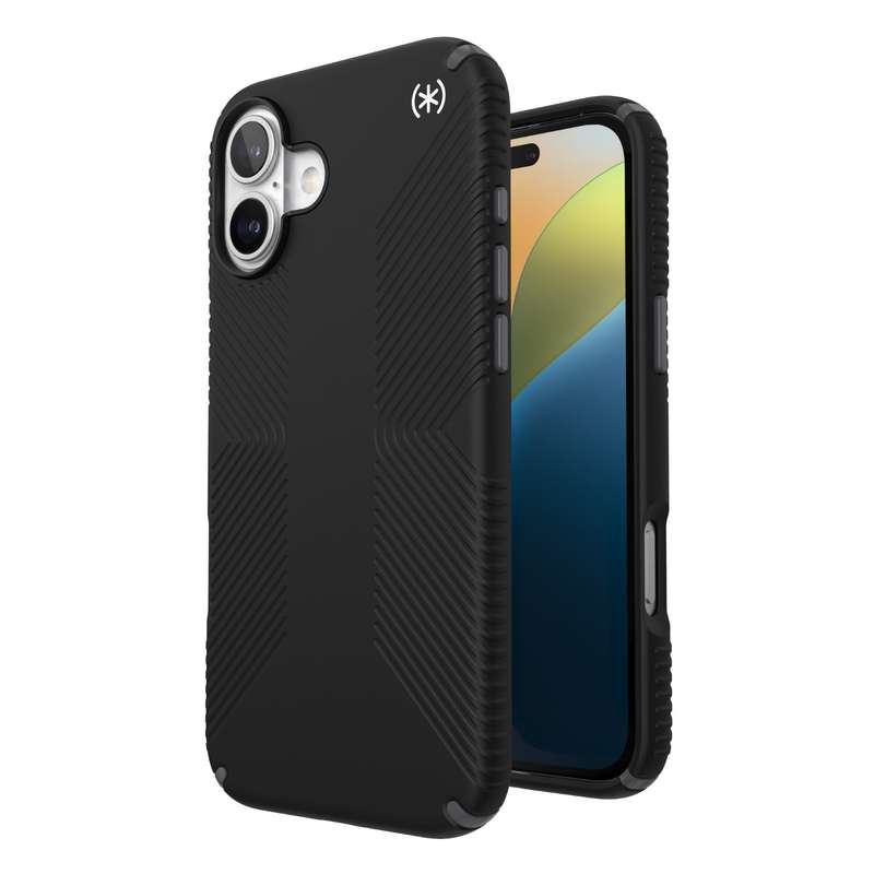 Apple iPhone 16 Plus Speck Presidio2 Grip Case - Black