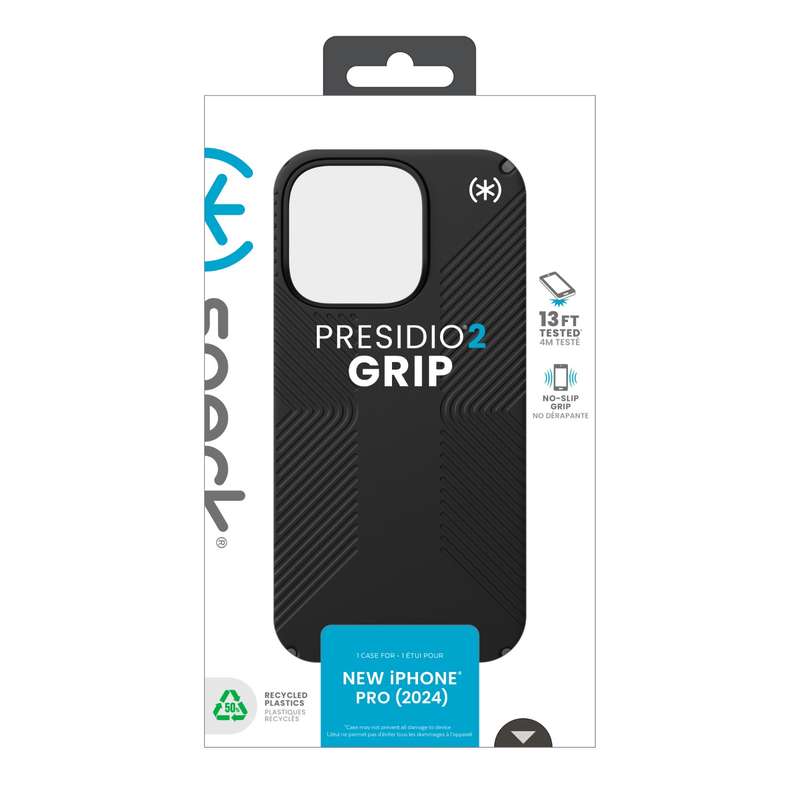 Apple iPhone 16 Pro Speck Presidio2 Grip Case  Black