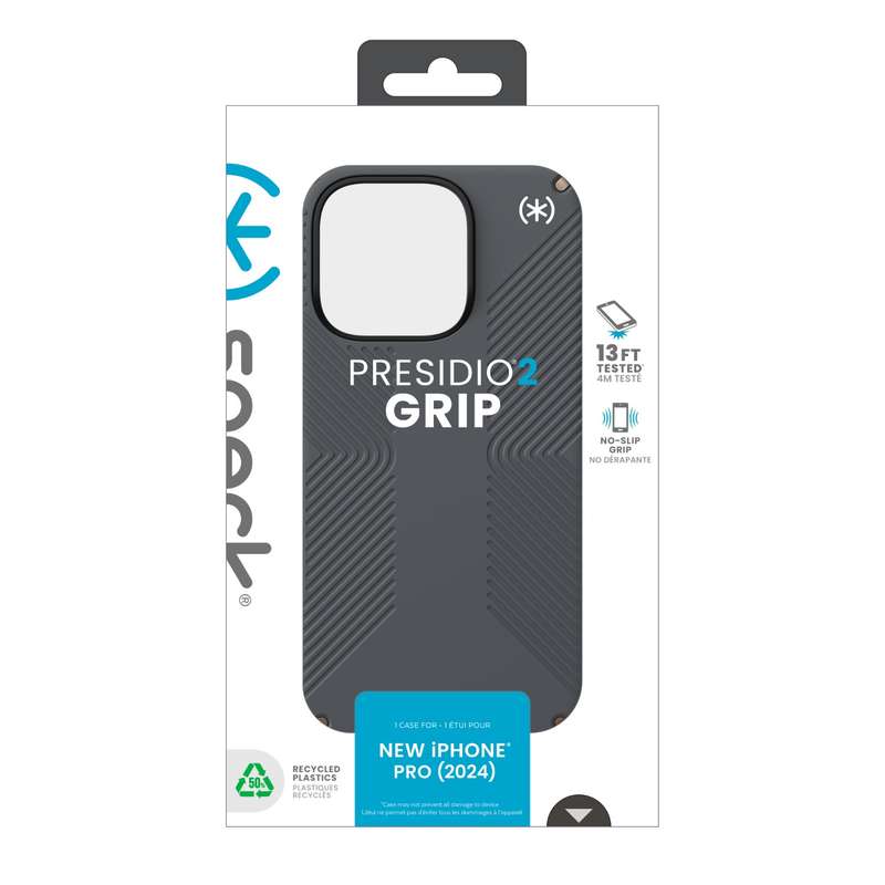 Apple iPhone 16 Pro Speck Presidio2 Grip Case - Grey