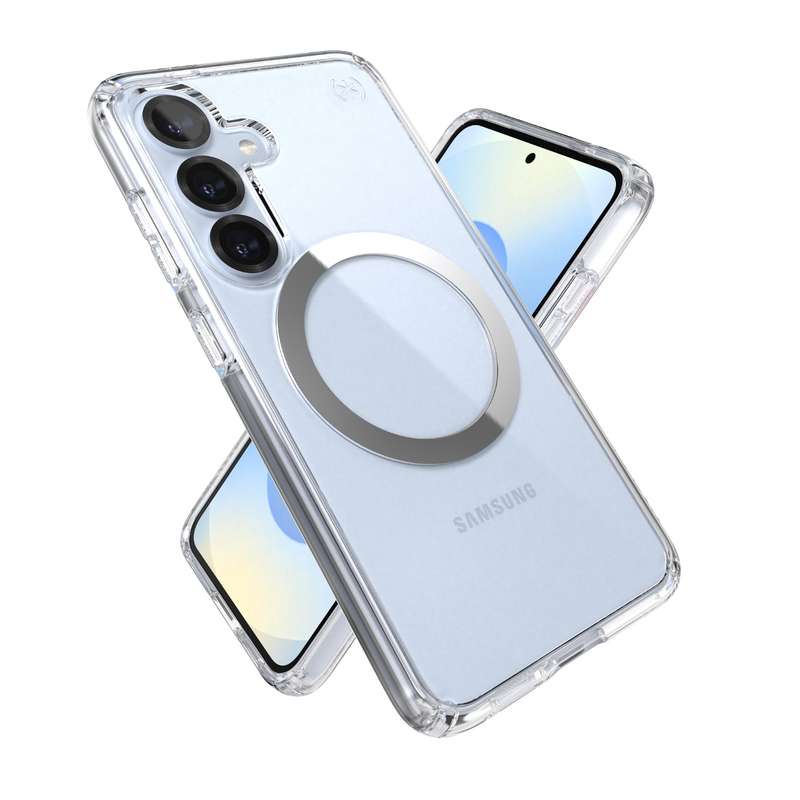 Samsung Galaxy S25 Speck Presidio Perfect Clear MagSafe Case