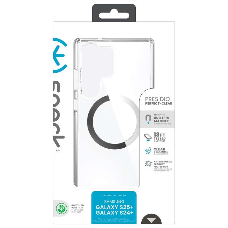 Samsung Galaxy S25 Ultra Speck Presidio Perfect Clear Case - MagSafe