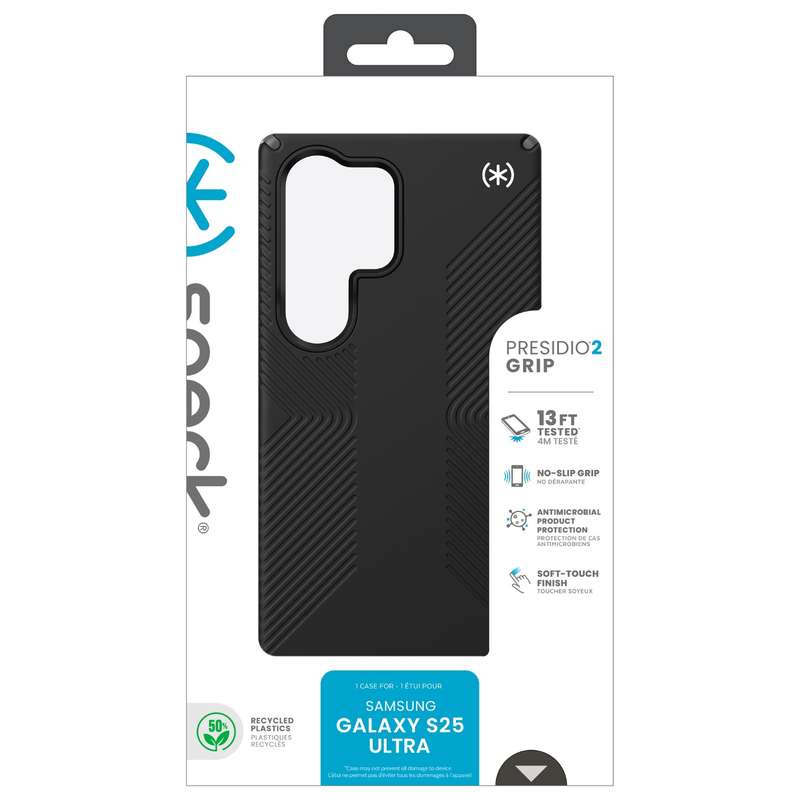 Samsung Galaxy S25 Ultra Cover - Speck Presidio2 Grip Case - Black