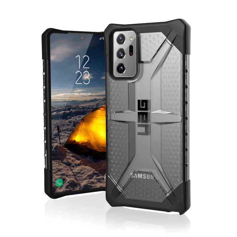 Samsung Galaxy Note 20 Ultra UAG Plasma Cell Phone Cover Ash