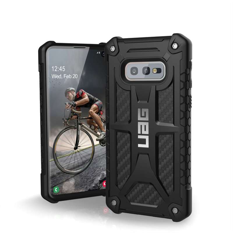 Samsung Galaxy S10E UAG Monarch Cell Phone Cover Carbon