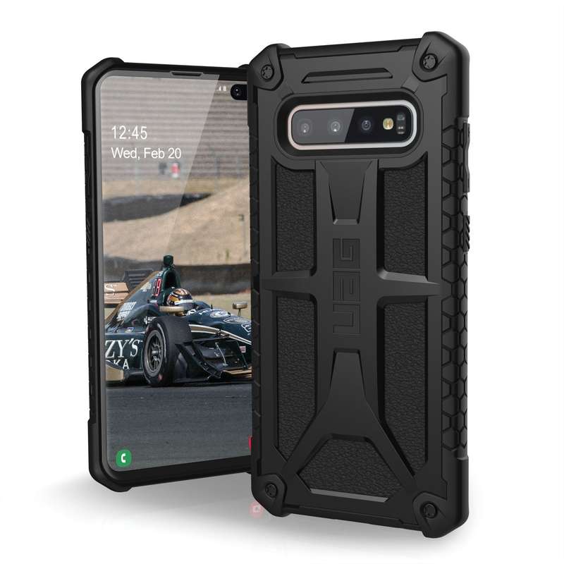 Samsung Galaxy S10 Plus UAG Monarch Cell Phone Cover Black