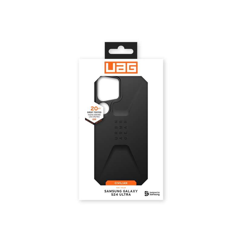 Samsung Galaxy S24 Ultra UAG Civilian Case - Black