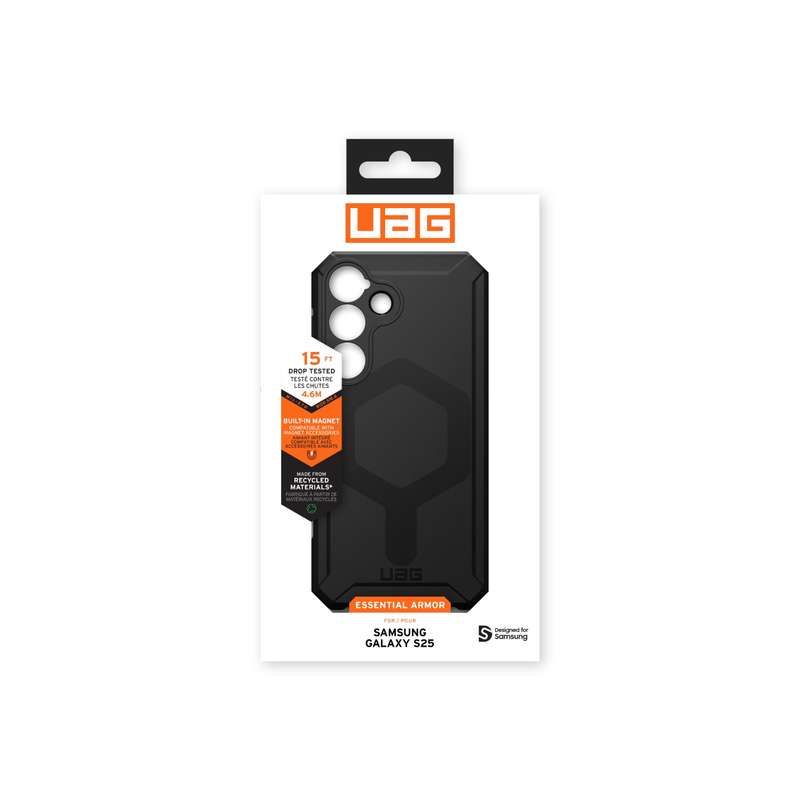 Samsung Galaxy S25 UAG Essential Armor MagSafe Case - Black