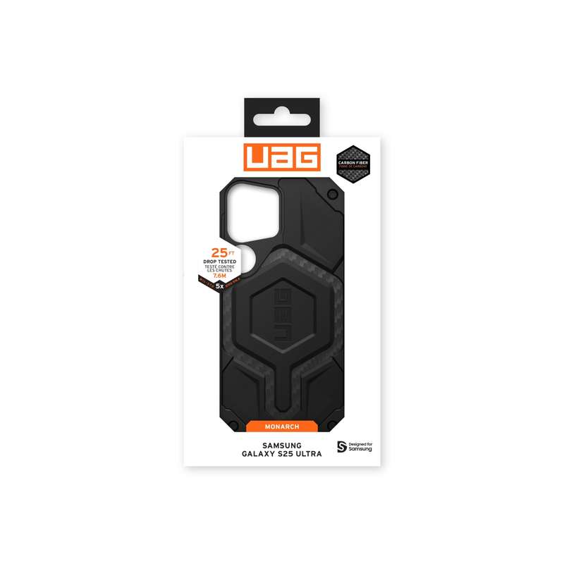 Samsung Galaxy S25 Ultra UAG Monarch Case - Carbon Fiber