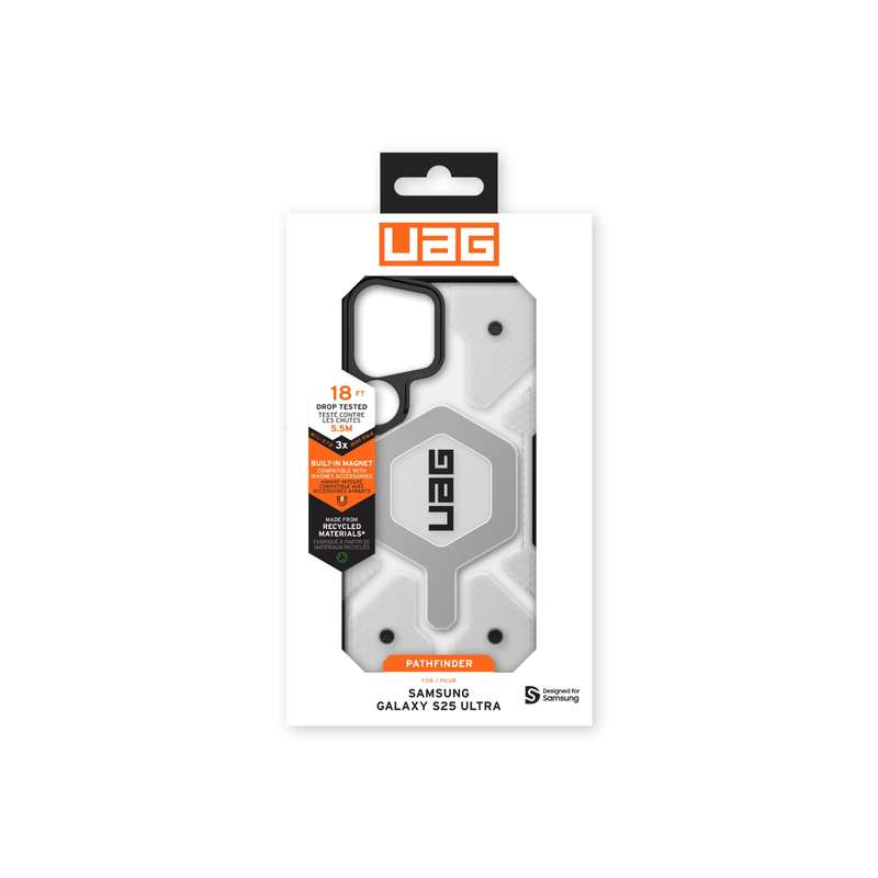 Samsung Galaxy S25 Ultra Cover - UAG Pathfinder MagSafe Case - Silver