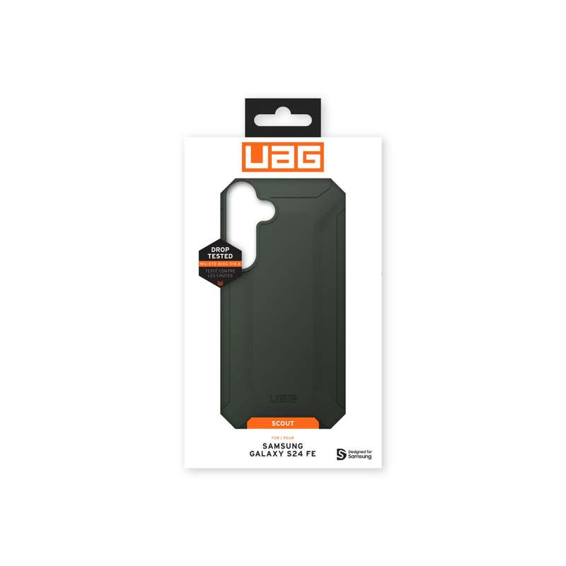 UAG Samsung Galaxy S24 FE Drab Scout Case - Olive Drab