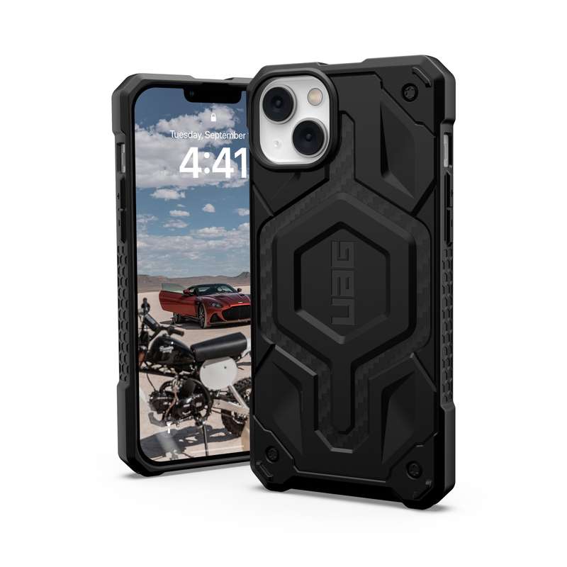 Apple iPhone 14 Plus UAG Monarch Pro MagSafe Case - Carbon Fibre