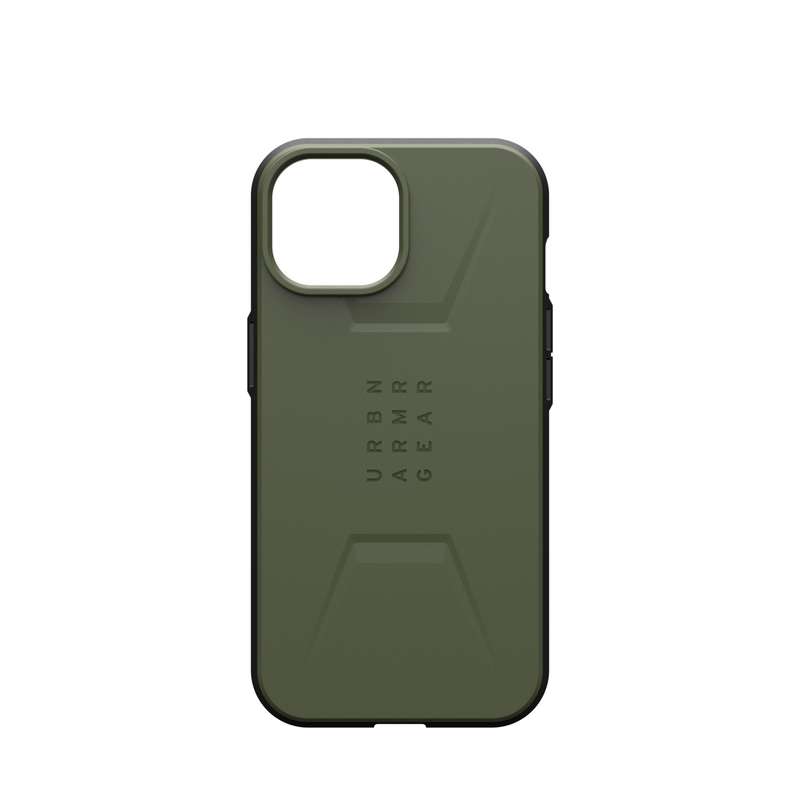 Apple iPhone 15 UAG Civilian MagSafe Case - Olive
