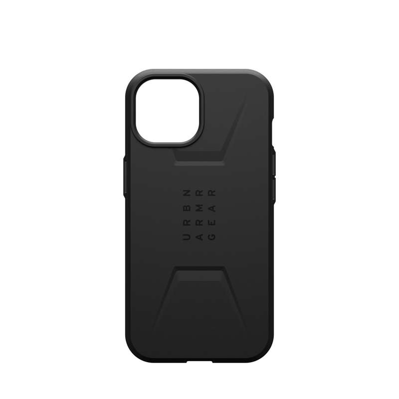 Apple iPhone 15 UAG Civilian MagSafe Case - Black