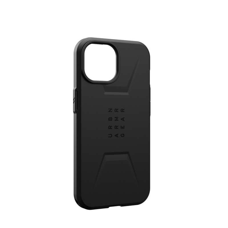 Apple iPhone 15 UAG Civilian MagSafe Case - Black