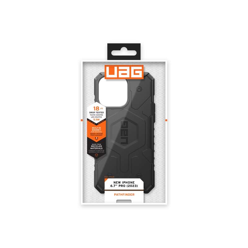 Apple iPhone 15 Pro Max UAG Pathfinder MagSafe Case - Black