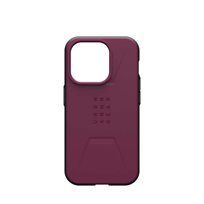 Apple iPhone 15 Pro UAG Civilian MagSafe Case - Bordeaux