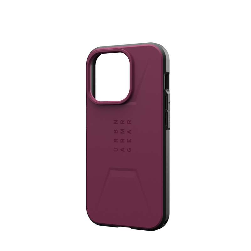 Apple iPhone 15 Pro UAG Civilian MagSafe Case - Bordeaux