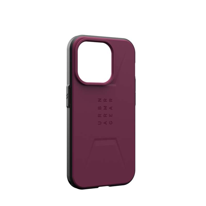Apple iPhone 15 Pro UAG Civilian MagSafe Case - Bordeaux