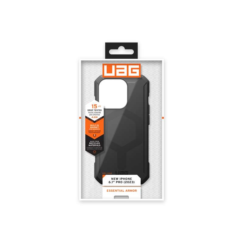Apple iPhone 15 Pro UAG Essential Armor MagSafe Case - Black