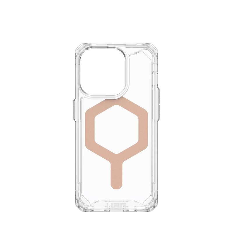 Apple iPhone 15 Pro UAG Plyo MagSafe Case - Ice & Rose Gold