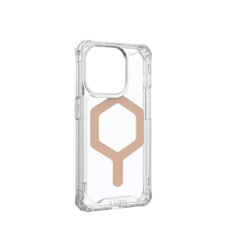 Apple iPhone 15 Pro UAG Plyo MagSafe Case - Ice & Rose Gold