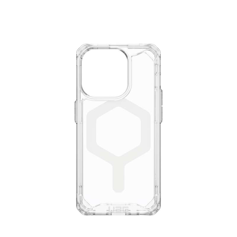 Apple iPhone 15 Pro UAG Plyo MagSafe Case - Ice & White