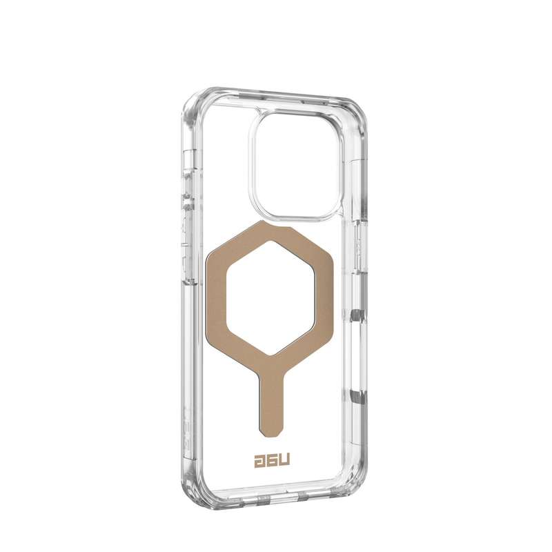 iPhone 16 Pro Case - UAG Plyo MagSafe Cover - Ice and Gold