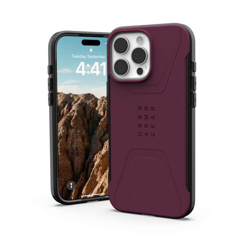 Apple iPhone 16 Pro Max UAG Civilian MagSafe Case - Bordeaux