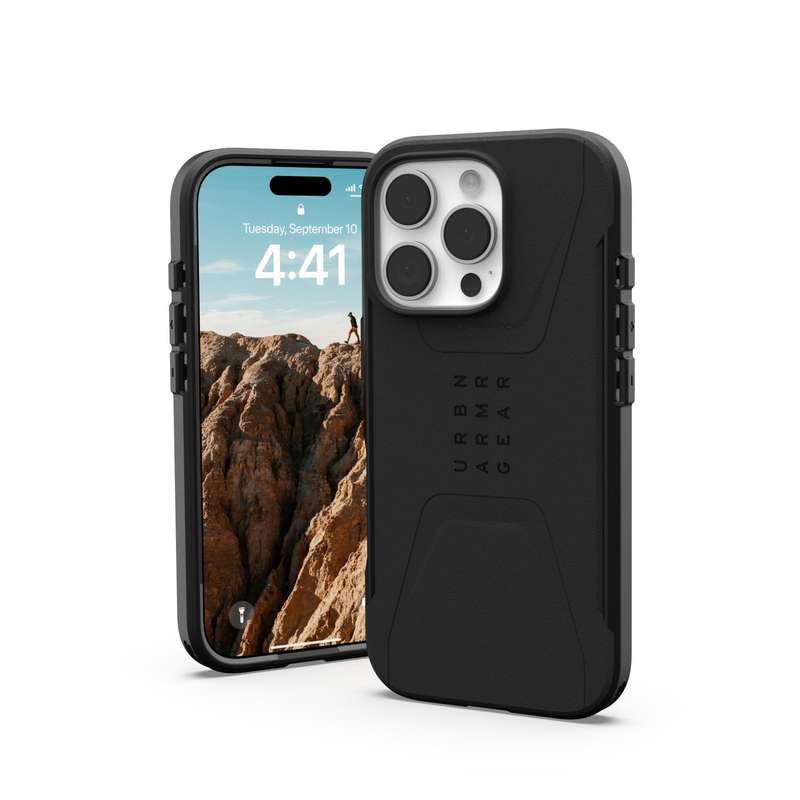 Apple iPhone 16 Pro UAG Civilian MagSafe Case - Black