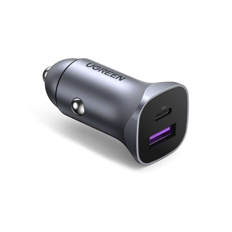 UGREEN 30W Car Charger  Fast Charge Charging Adapter 2 Port