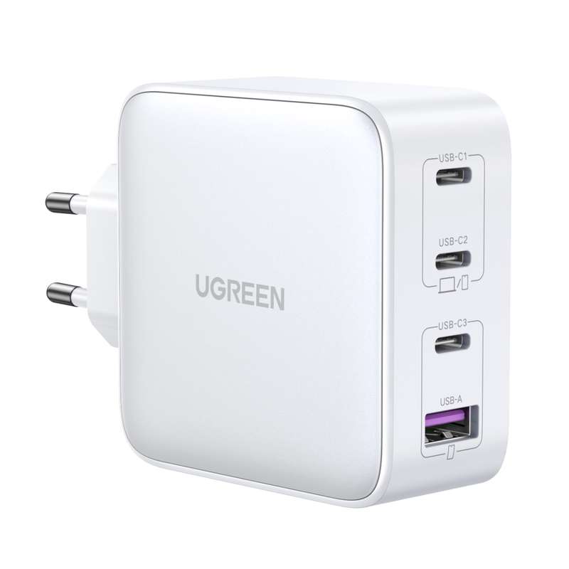 UGREEN 100W GaN Wall Charger  Fast Charge Adapter White