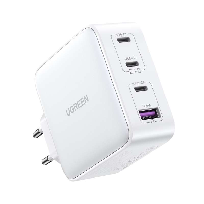UGREEN 100W GaN Wall Charger  Fast Charge Adapter White