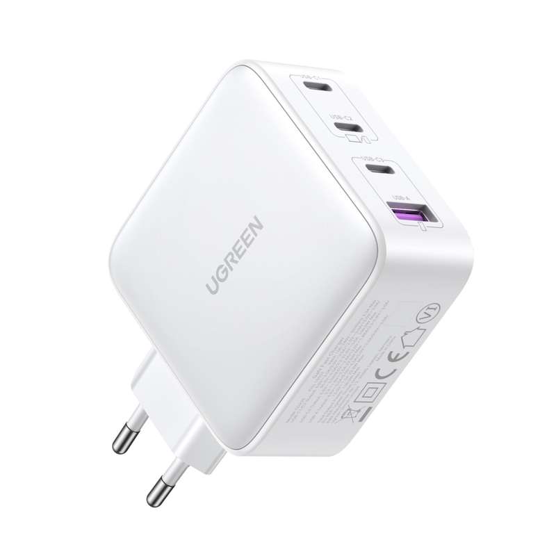 UGREEN 100W GaN Wall Charger  Fast Charge Adapter White