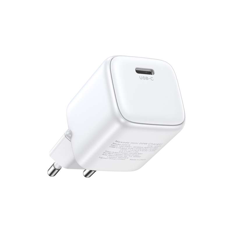 UGREEN 20W GaN Charger - 1 Port Fast Charger - White