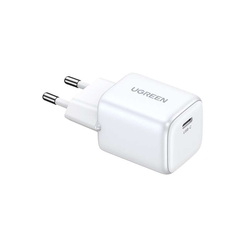 UGREEN 20W GaN Charger - 1 Port Fast Charger - White
