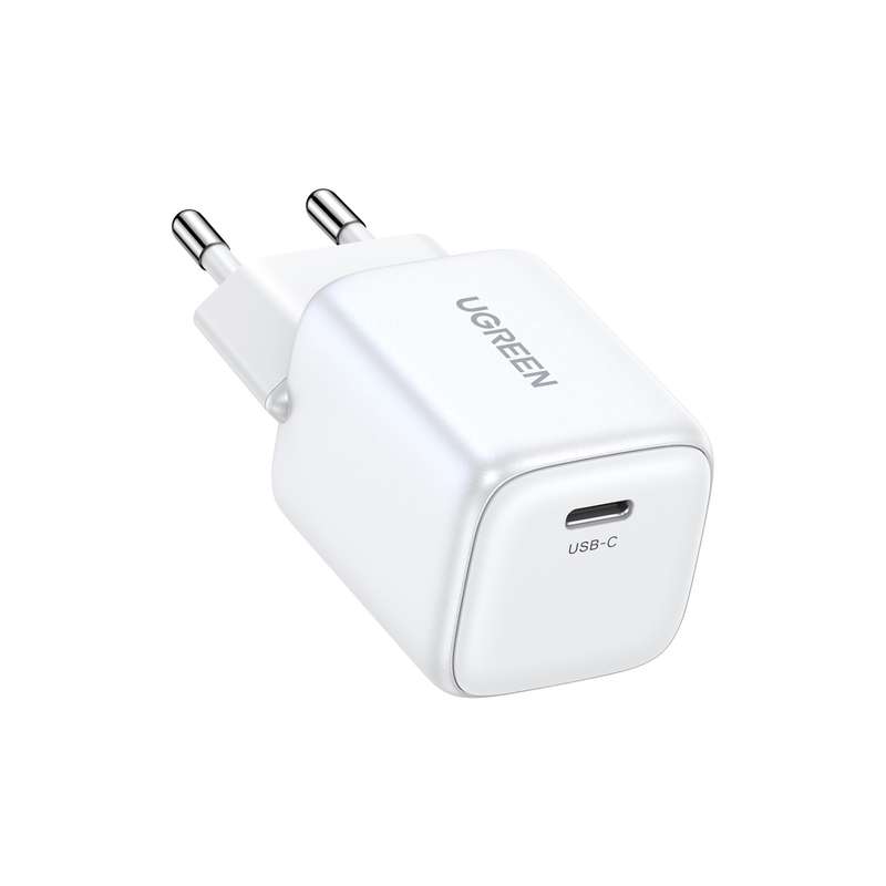 UGREEN 30W GaN Charger - 1 Port Fast Charger - White