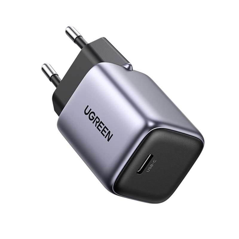 UGREEN 30W GaN Charger - 1 Port Fast Charger - Black