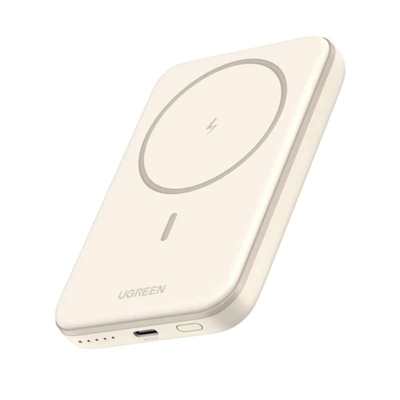 UGREEN Wireless Power Bank 5000mAh - 15W Magnetic - White