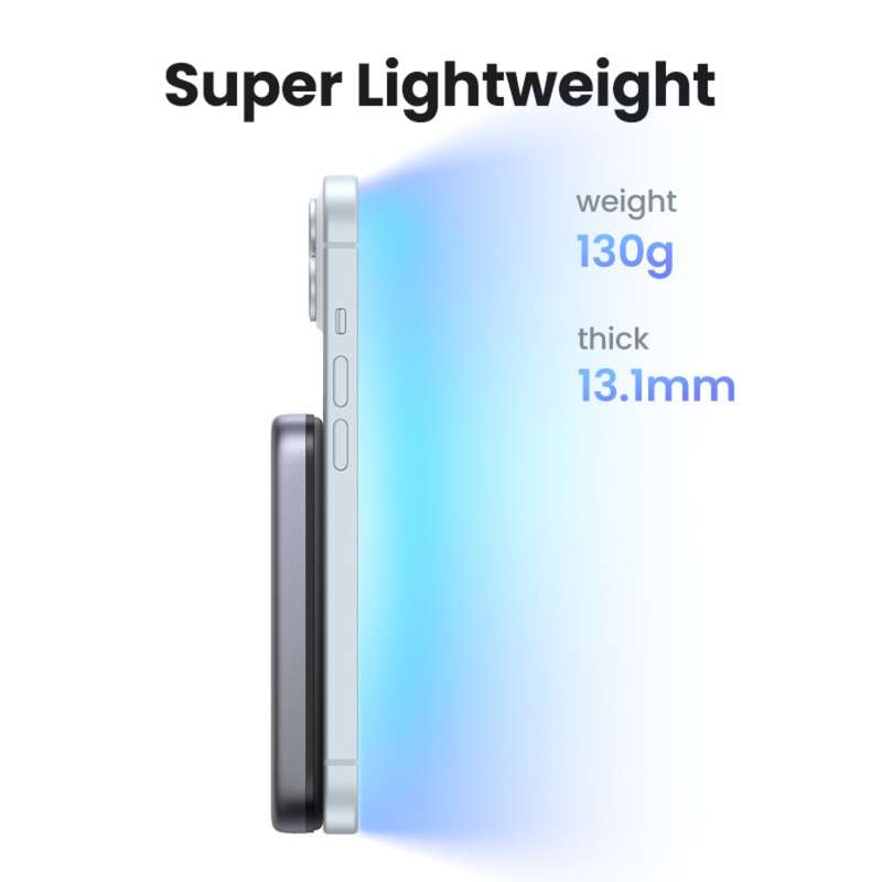 UGREEN Wireless Power Bank 10000mAh - Nexode 20W Magnetic - Grey