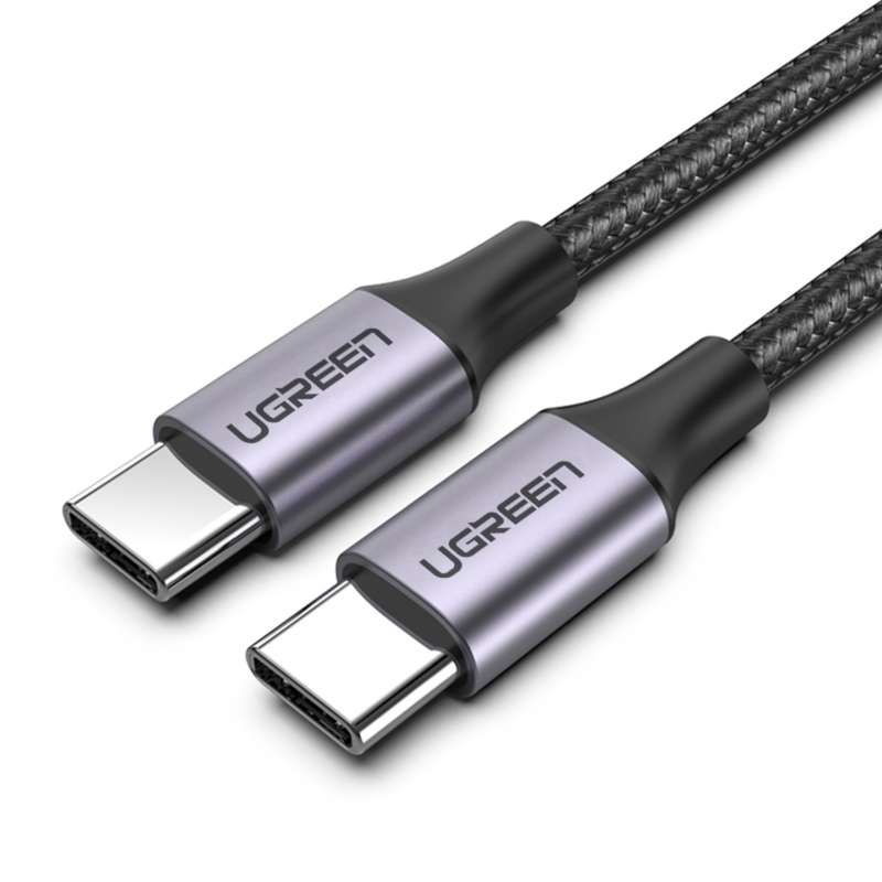 UGREEN 60W Type C To Type C Cable - 1m Black
