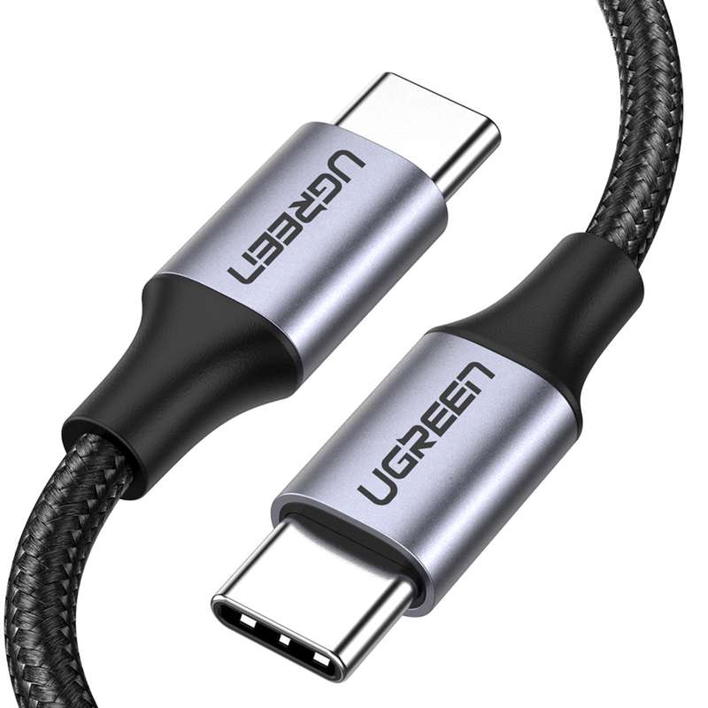 UGREEN 60W Type C To Type C Cable - 1m Black